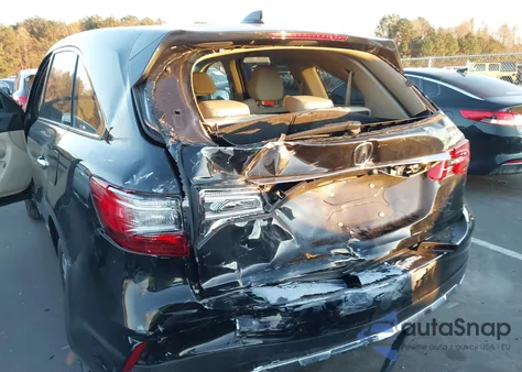 2017 Acura Mdx Technology Package из США, поврежденный, VIN 5FRYD3H54HB013922